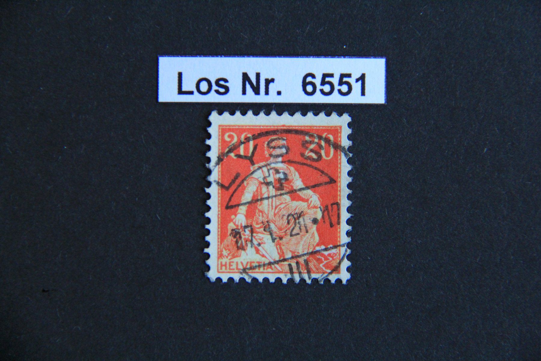 Tous les timbres: CH 1908 sauberer Vollstempel                        Los 6551 – D'occasion à Volken par jukon65