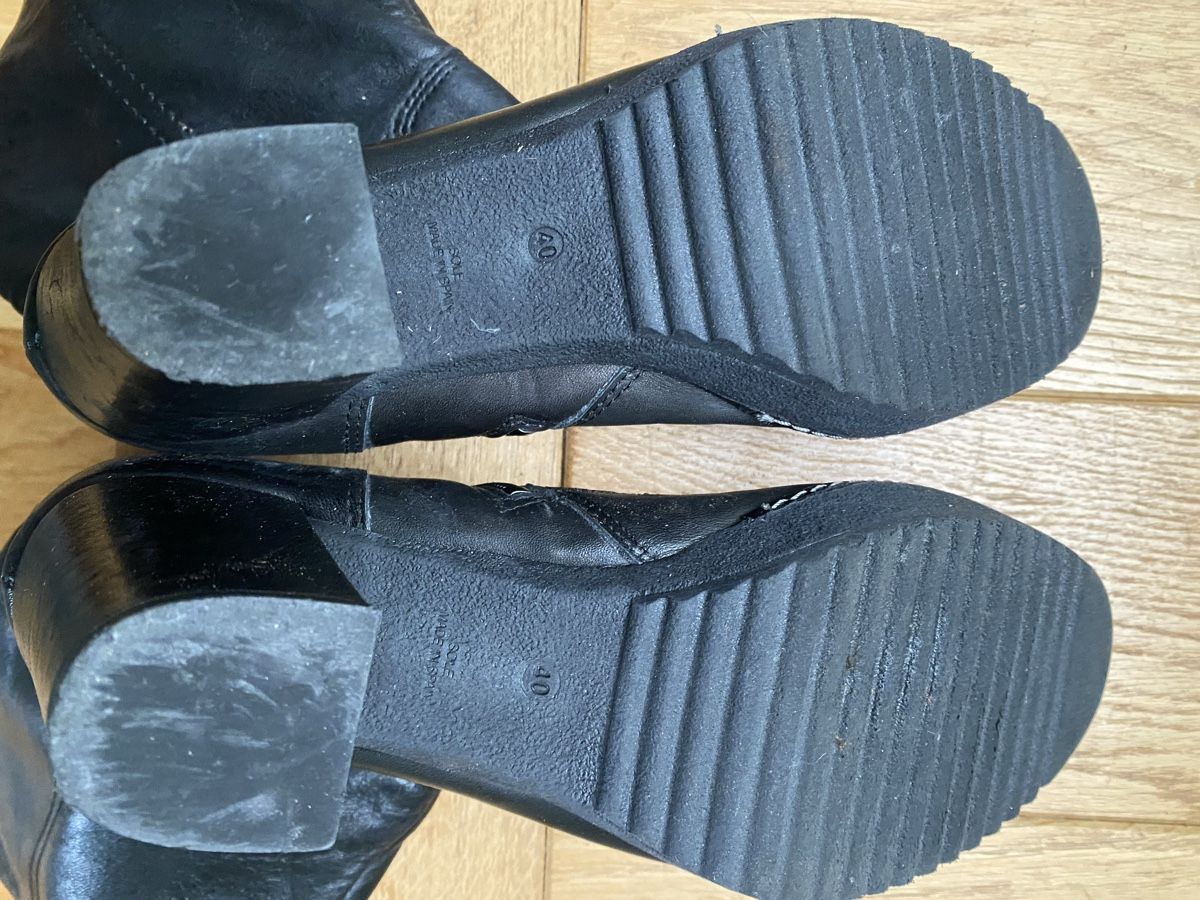 La Redoute Damenschuhe: Longues bottes mollet XL cuir noir – Neu (gemäss Beschreibung) aus Broc von ffribourg 1