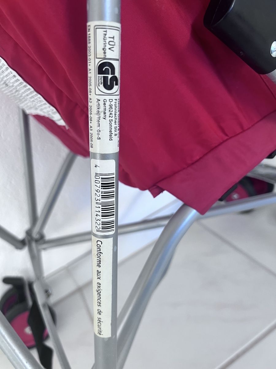 Hauck Carrozzine: Hauck Buggy Kinderwagen rot – Nuovo (secondo la descrizione) da Port venduto da Selvaggi_Acquisti 2