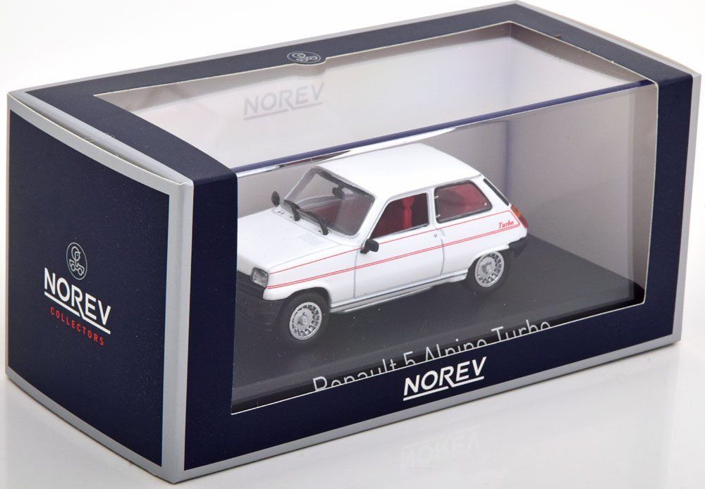 Renault 5 Alpine Turbo 1980-1984 weiss / schwarz / rot 1:43 (Neu