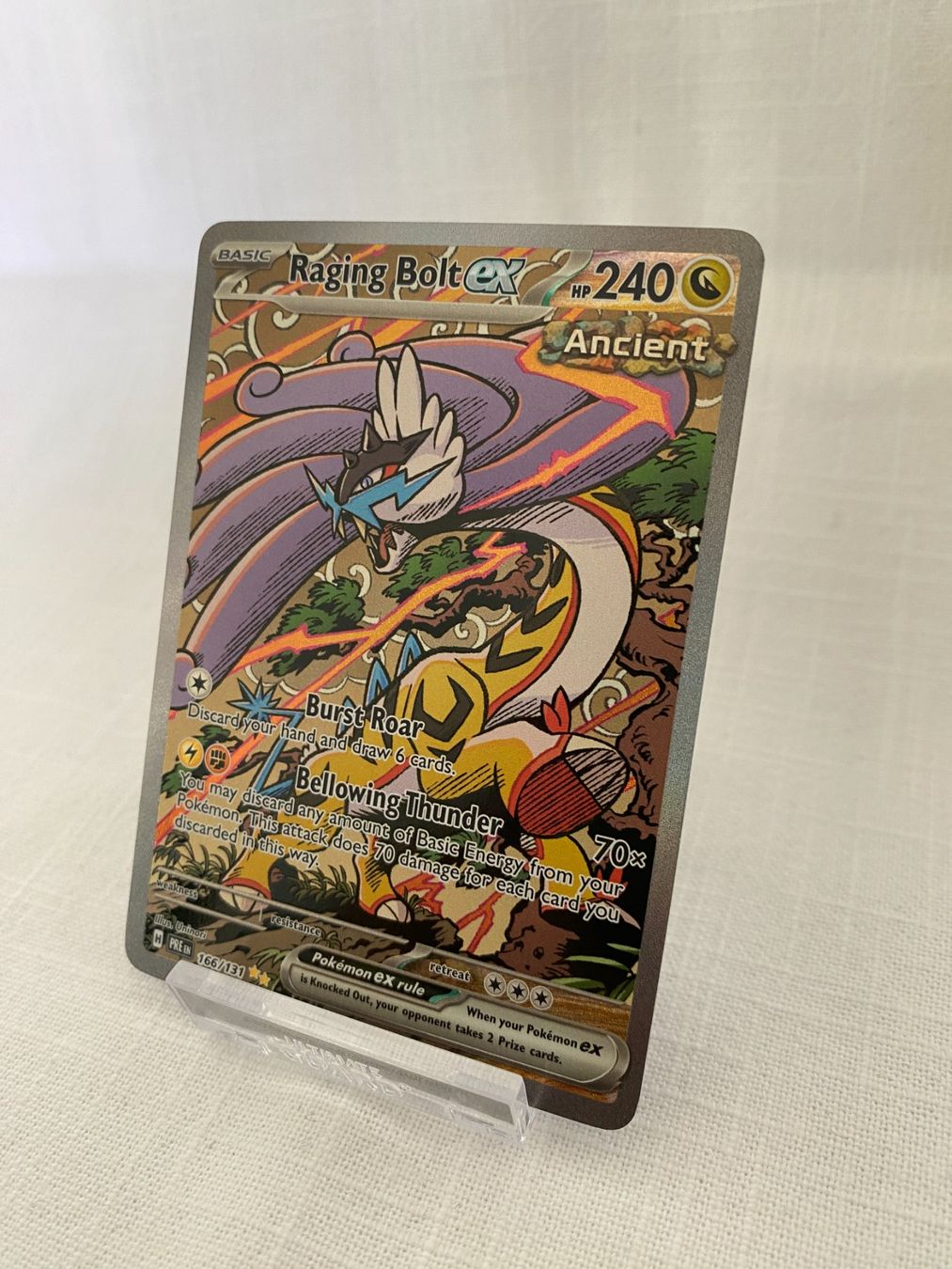 Pokémon Carte collezionabili: Pokemon / Prismatic Evolutions / Raging Bolt ex 166/131 EN – Nuovo (secondo la descrizione) da Rottenschwil venduto da Sigma_Freud 2