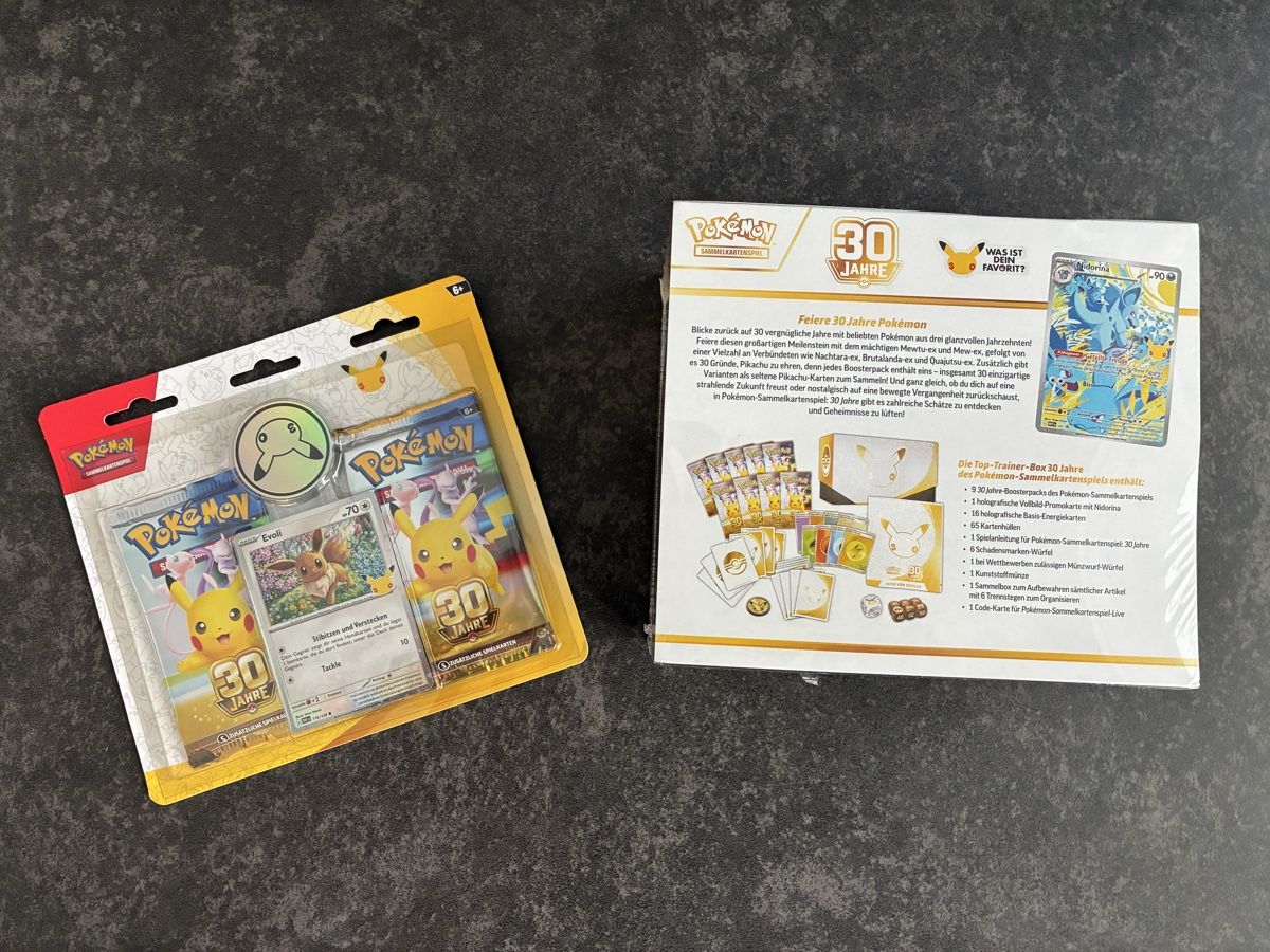 Pokémon Sammelbilder & Trading cards: Pokemon 30th TTB + Blister DE – Neu und originalverpackt aus Niederhasli von Scharindli 1