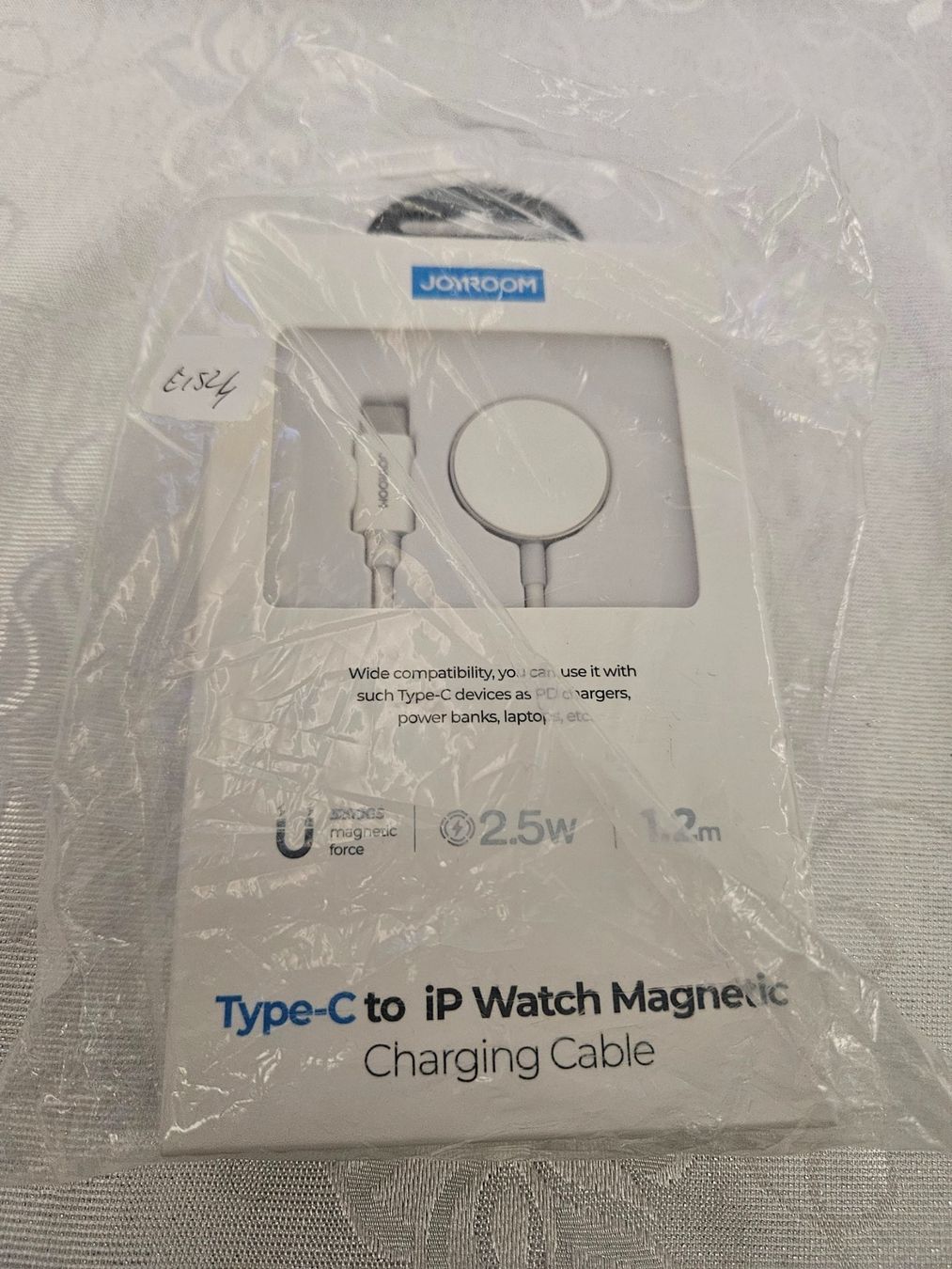 Cavi: Cable Joyroom avec chargeur induction pour Apple Watch 1,2m – Nuovo e nell'imballaggio originale da Valentigney venduto da OrigineProd