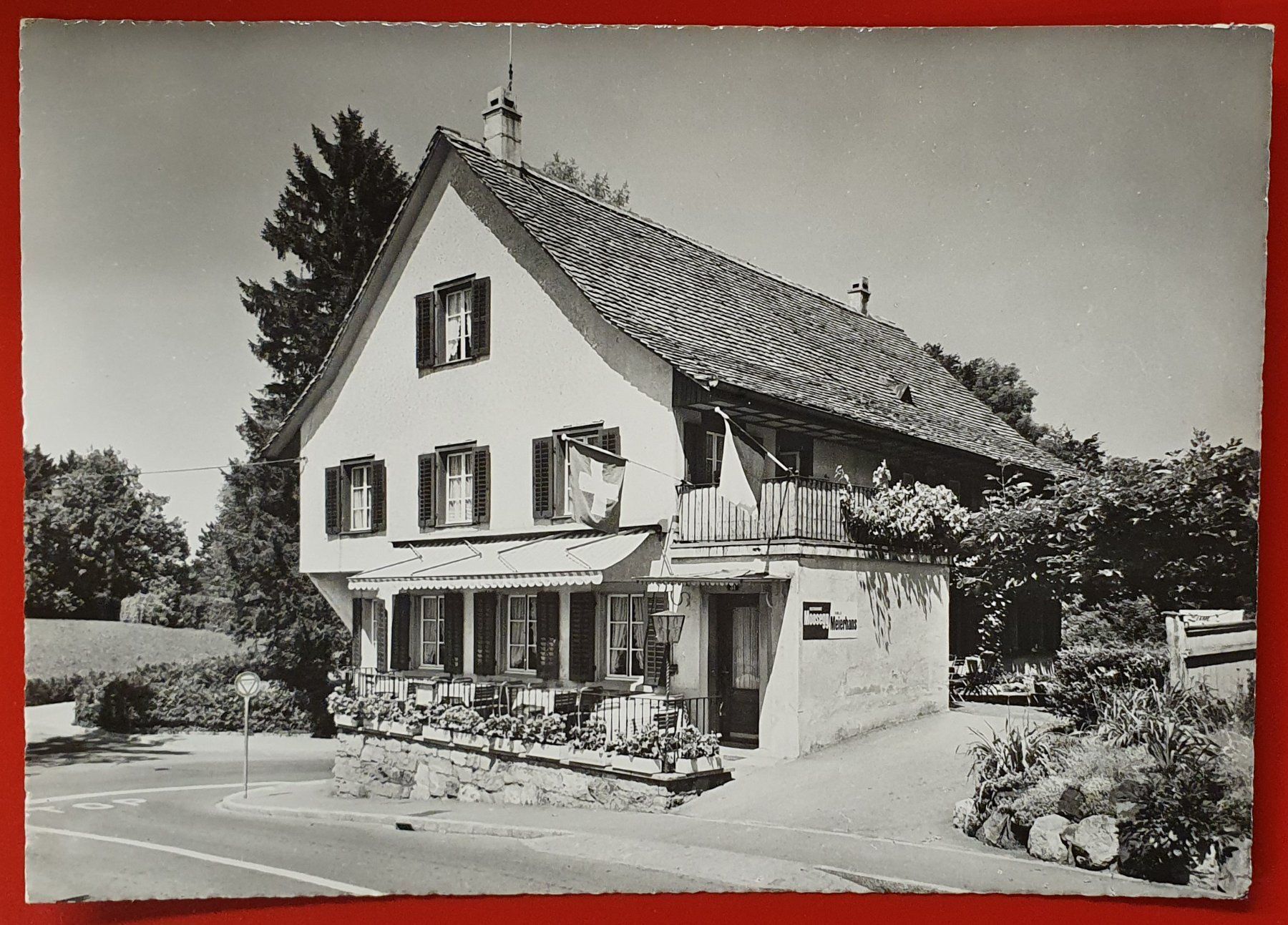 Ansichtskarten: Rüschlikon 1961 - Restaurant Moosegg – Gebraucht aus Kreuzlingen von Rschweiz1