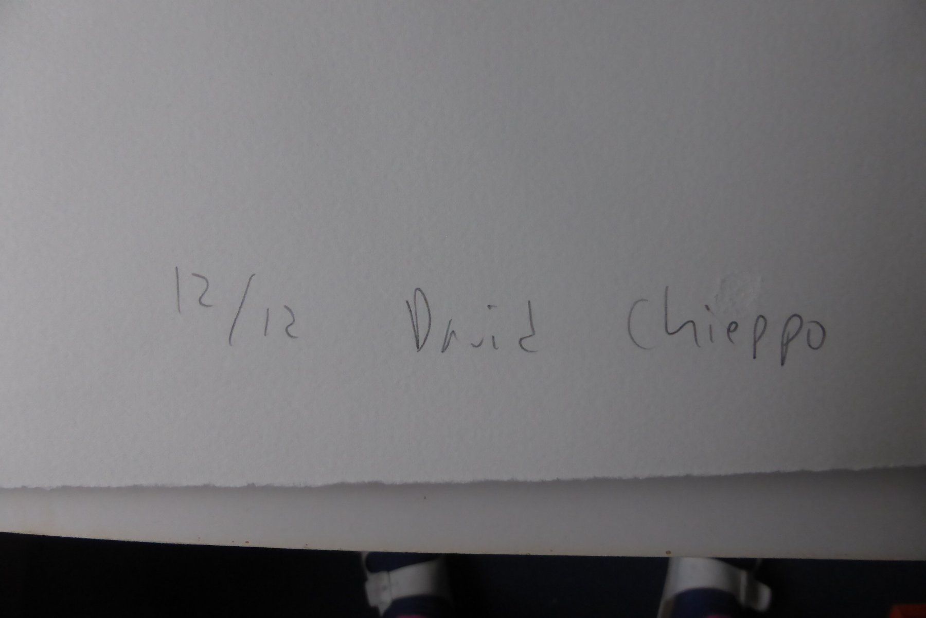 Grafica & Litografie: Davis Nicholas Chieppo - Lithografie 12/12 – Usato da Brunnadern venduto da vapiano 1