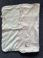 Baby Decke Motiv Igel, rosa weiss