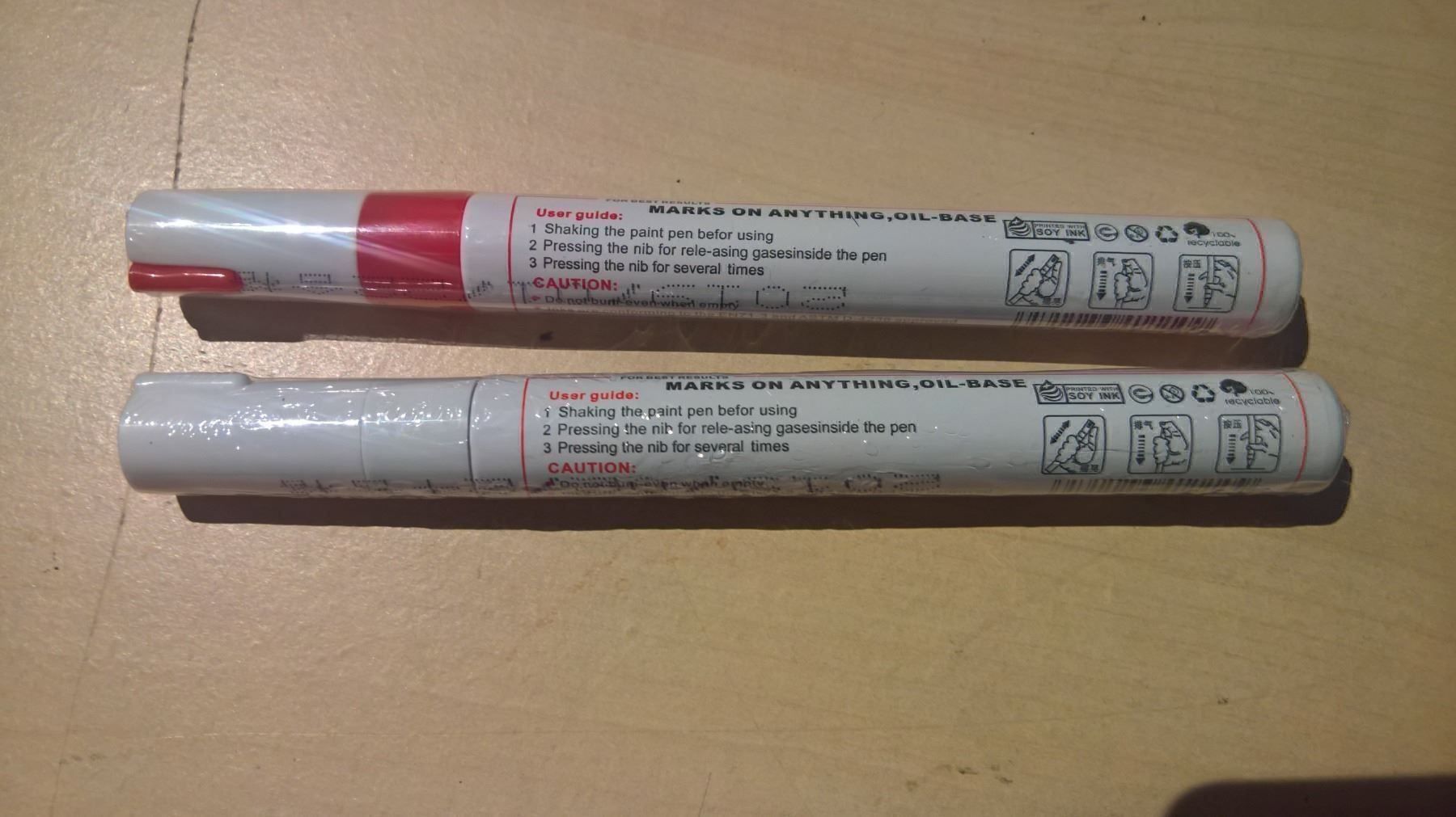 Stifte & Marker: Reifen Marker / Lackstift (rot) – Neu und originalverpackt aus Schönengrund von VwRacer01 2