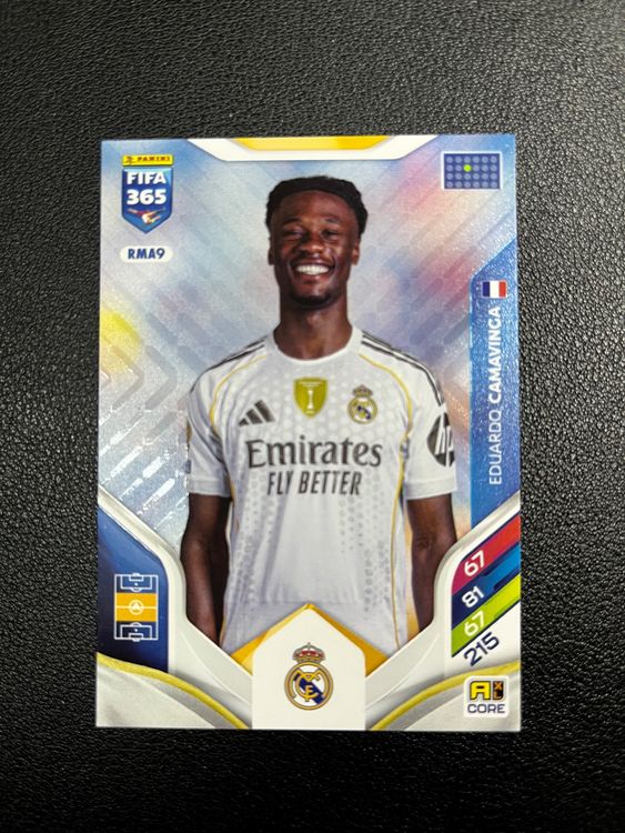Panini Adrenalyn XL 2026 Eduardo Camavinga RMA9 (Neu (gemäss ...