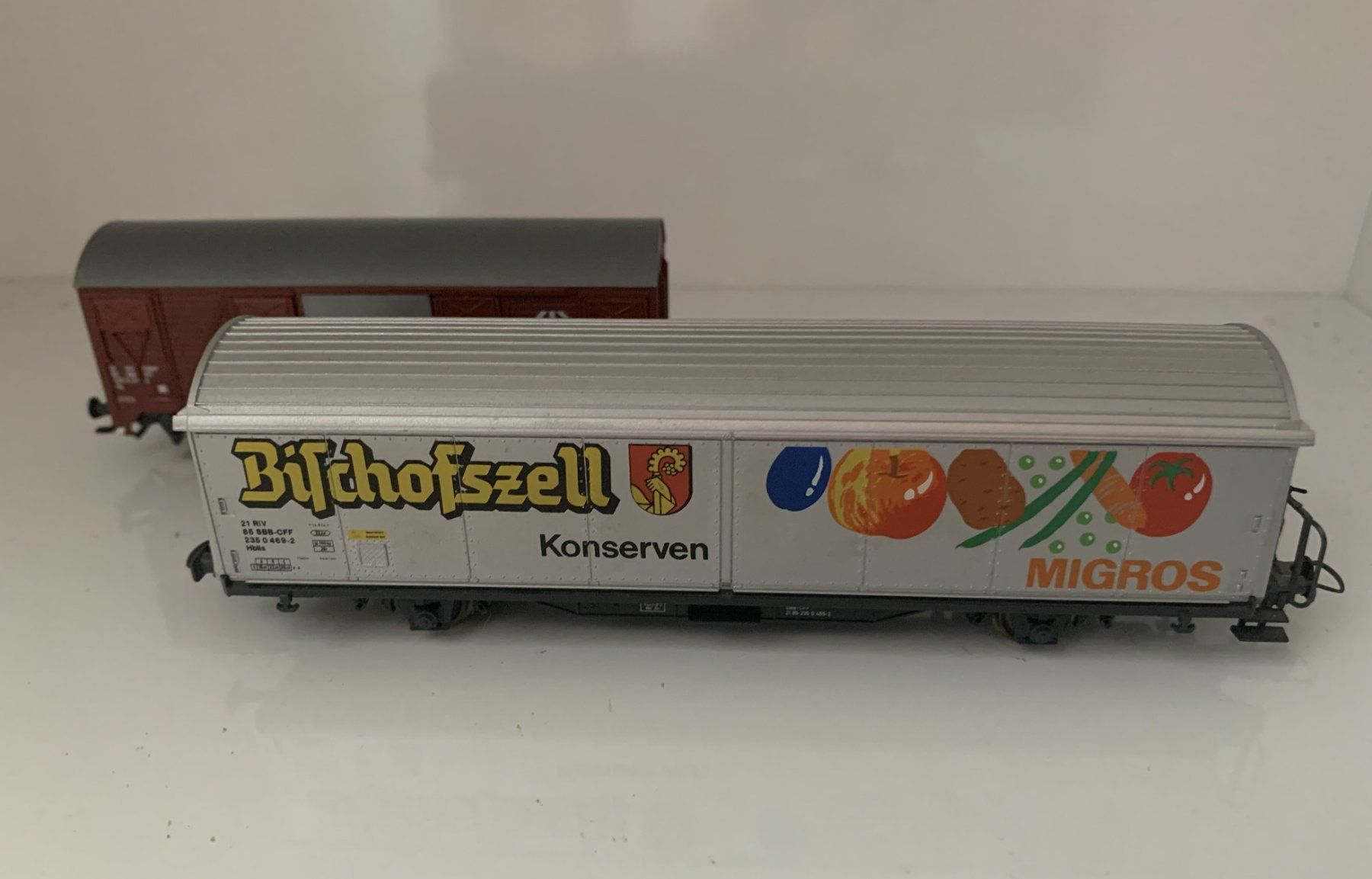 Roco Modellini di ferrovie: 2 Roco H0 SBB Güterwagen – Usato da Volketswil venduto da zwitsch33 2