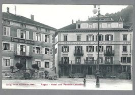 BAD RAGAZ, HÔTEL u. PENSION LATTMANN, GROSSAUFNAHME.