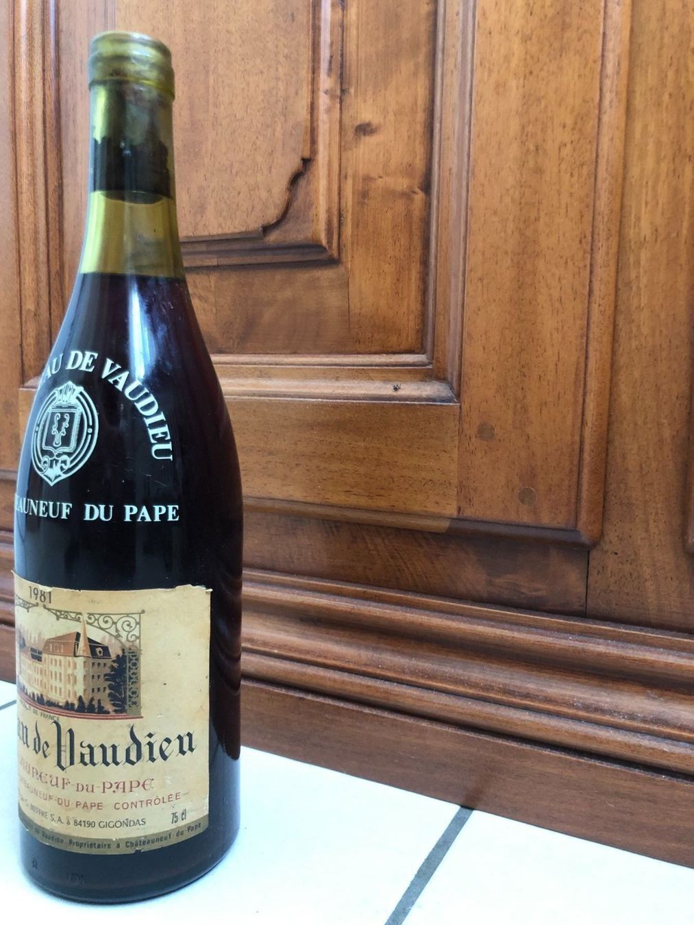Wein: Château de Vaudieu 1981Chateauneuf du Pape – Neu (gemäss Beschreibung) aus Landquart von interesse63 1