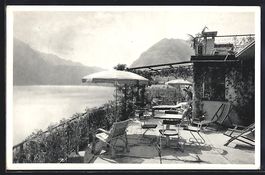 Lugano, Hotel Rgi Condor, Hotelterrasse 