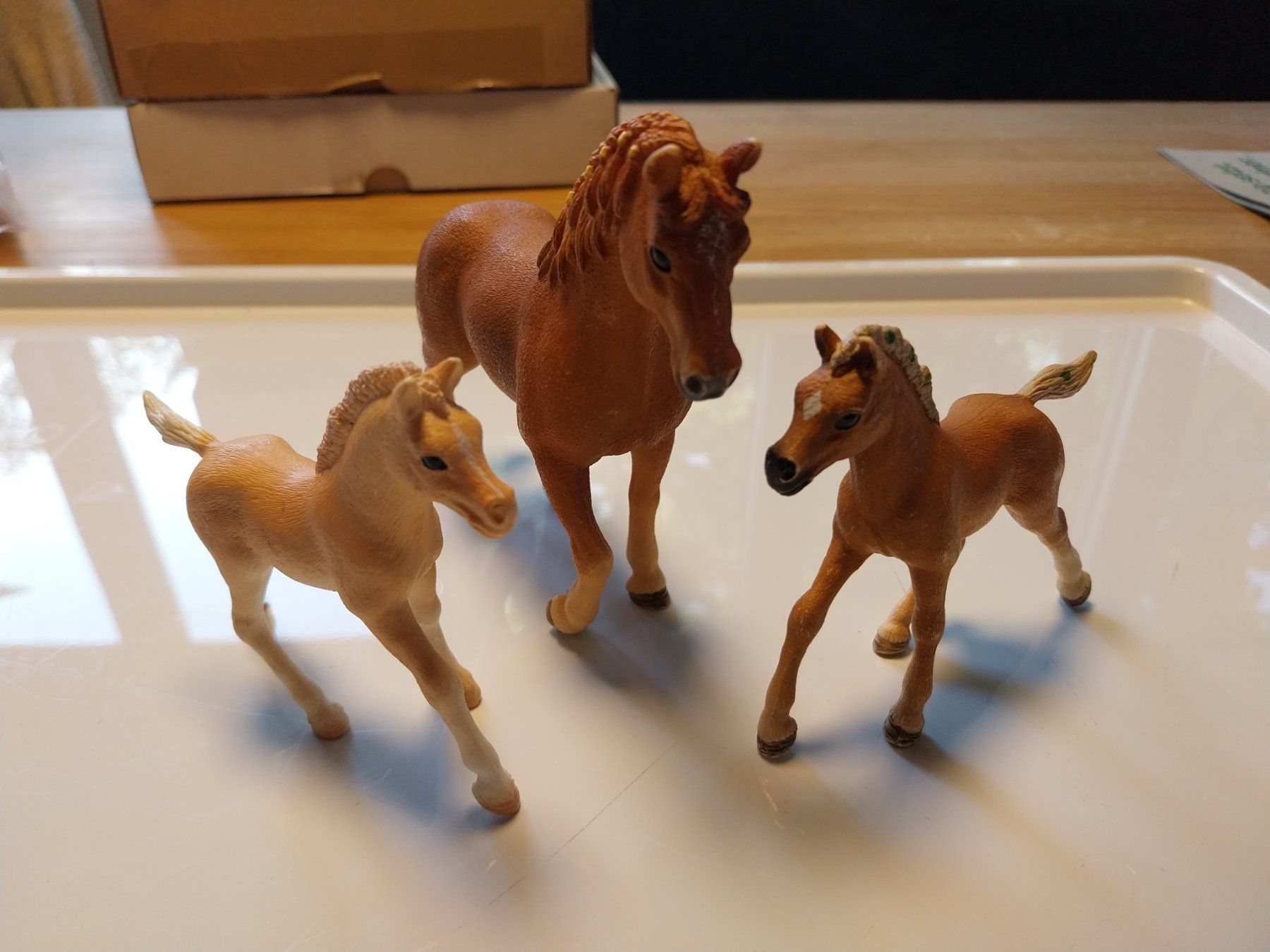 Schleich Jouets: Schleich Mutter mir 2x Fohlen – D'occasion à Bern par Epaddelw 1