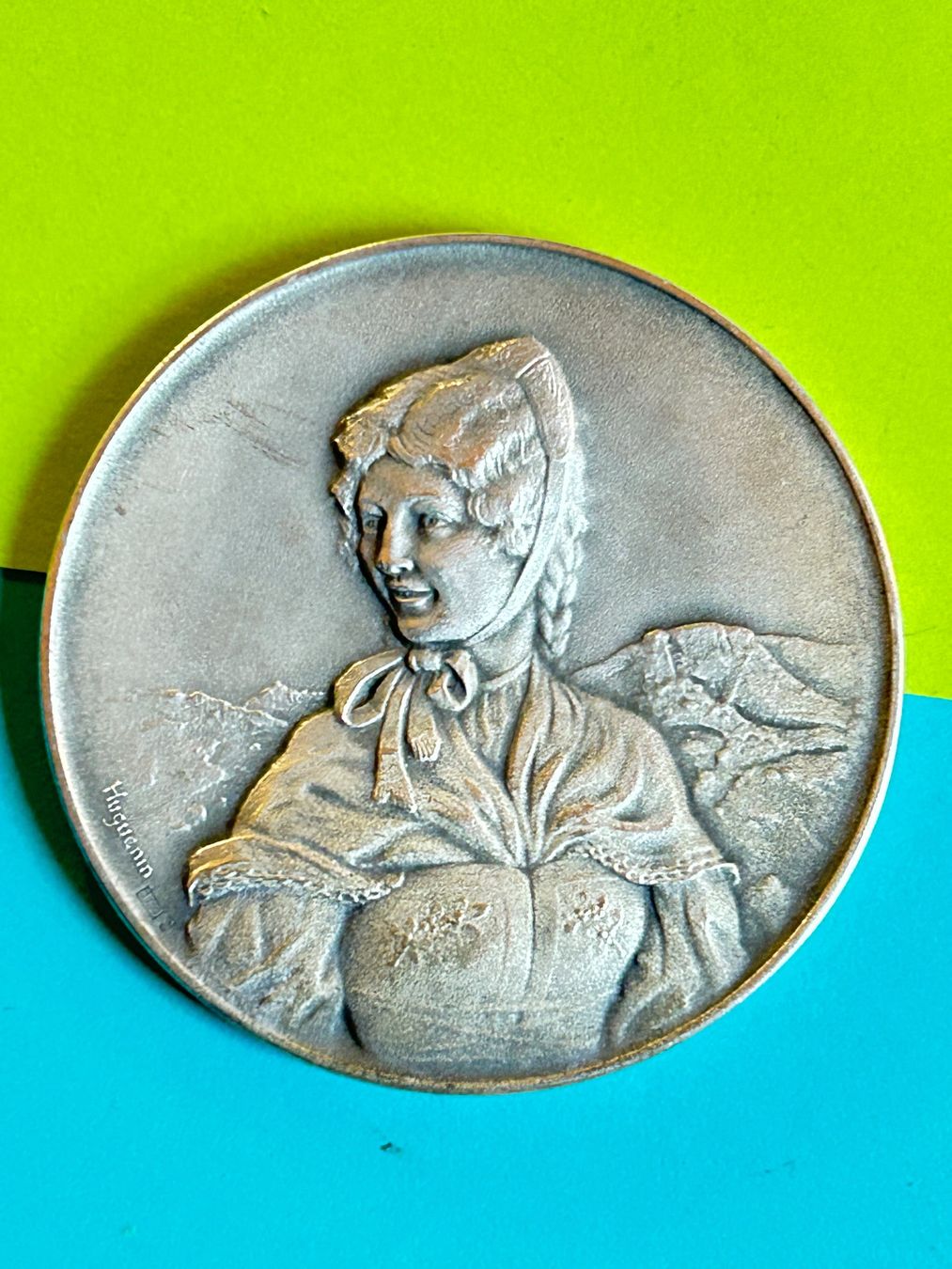 Medaglie: Silbermedaille schützengesellschaft Baselland 1937 Hugunin – Usato da Laufen venduto da belleskulptur