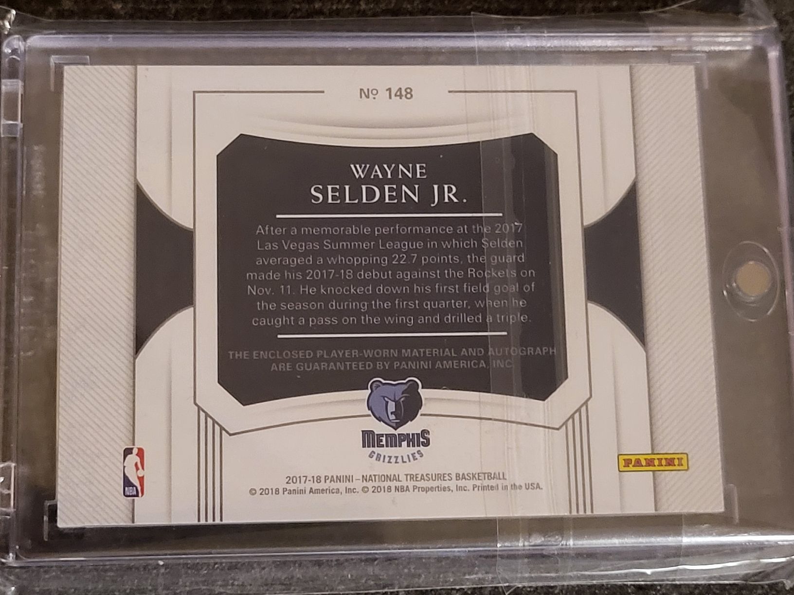 Nba Carte collezionabili: Rookie Patch Autographs Wayne Selden Jr. #148. – Nuovo e nell'imballaggio originale da Benken SG venduto da WALUK 2