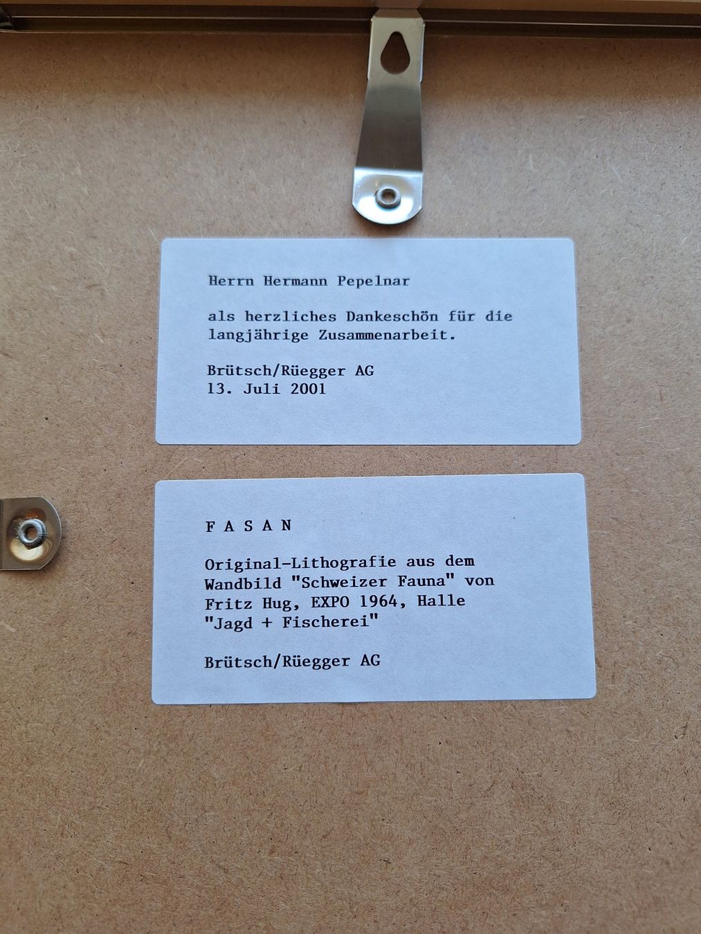 Grafica & Litografie: Fritz Hug - Fasan Lithografie handsigniert mit Bleistift – Usato da Altstätten SG venduto da GGsGameshop 4