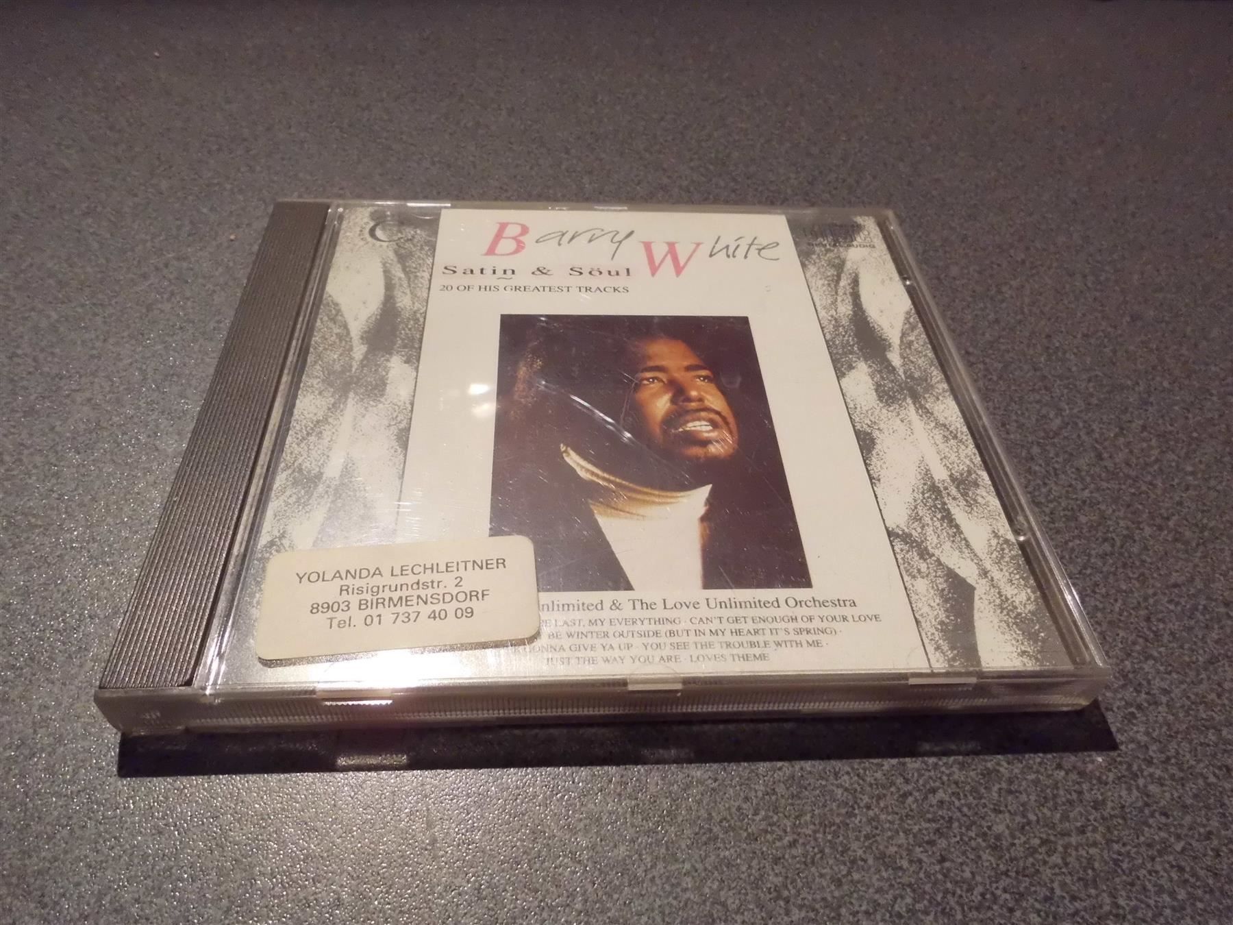 CDs: CD Barry White Satin & Soul – D'occasion à Zürich par abraxas1291