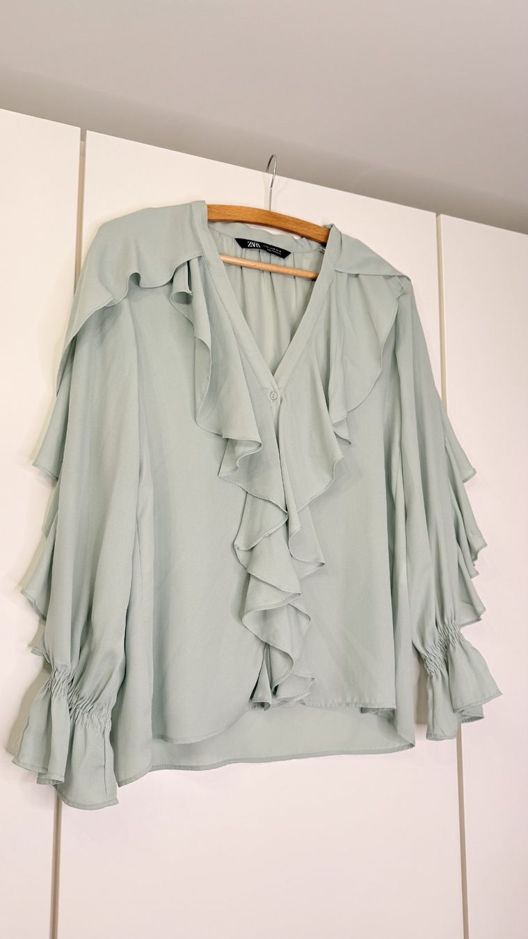 Zara Camicette: Zara Bluse in Pastelgrün – Usato da Zürich venduto da ffeti 1