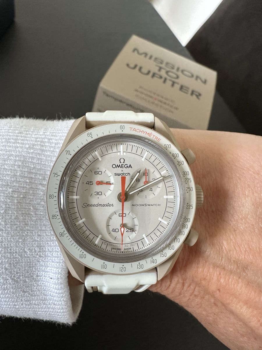 Swatch Orologi: Swatch - Moonswatch Mission to Jupiter – Nuovo (secondo la descrizione) da Herrliberg venduto da bar_xt7h