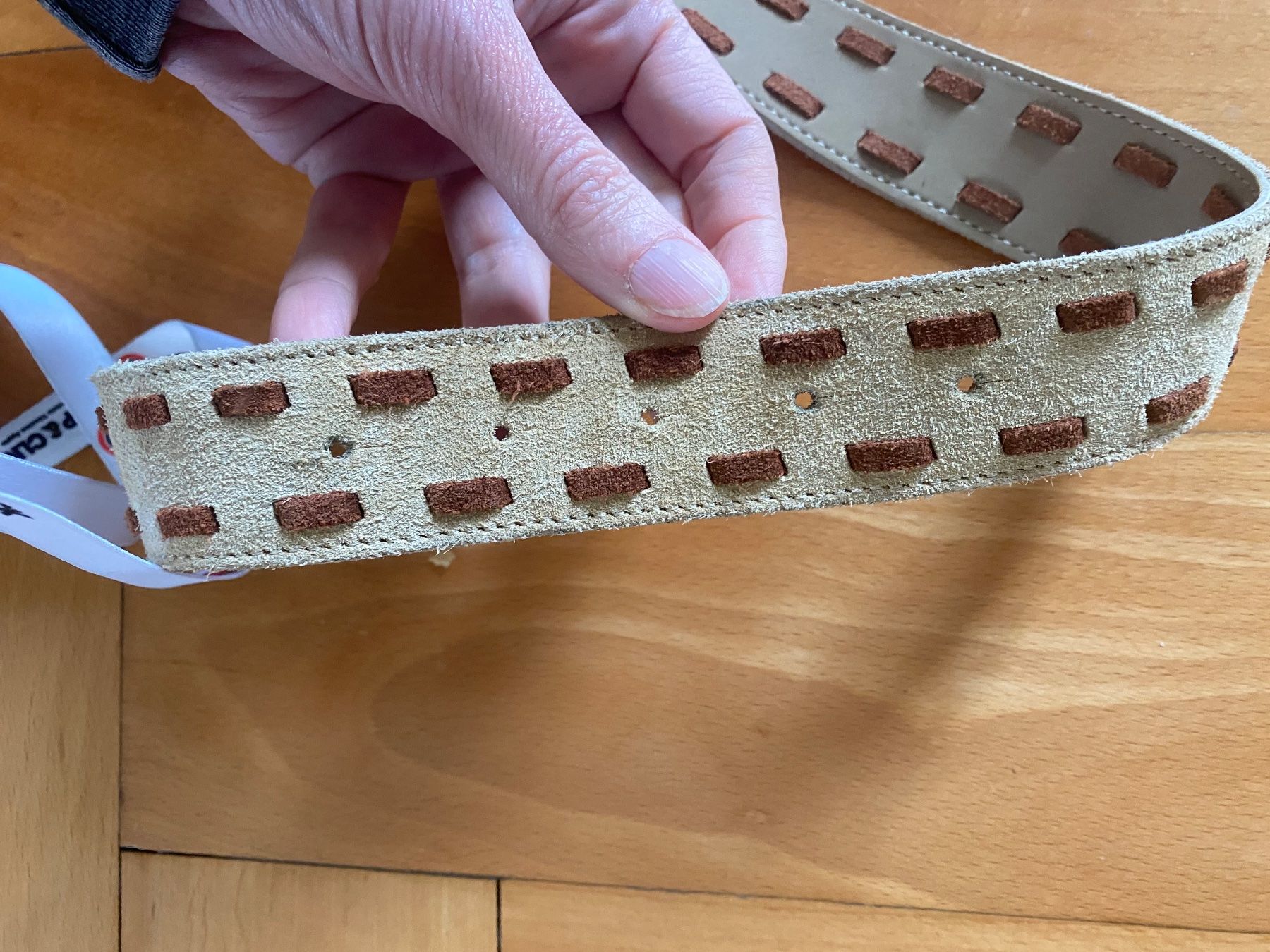 Cinture: Ceinture Boho cuir beige – Usato da Küssnacht am Rigi venduto da FFKA 5