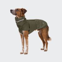 Hundemantel als Regenschutz, Cloud7, moosgrün, Grösse 10