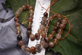 Rutil Mix   8,1mm  Kugel Strang       ab 1.-  Auktion
