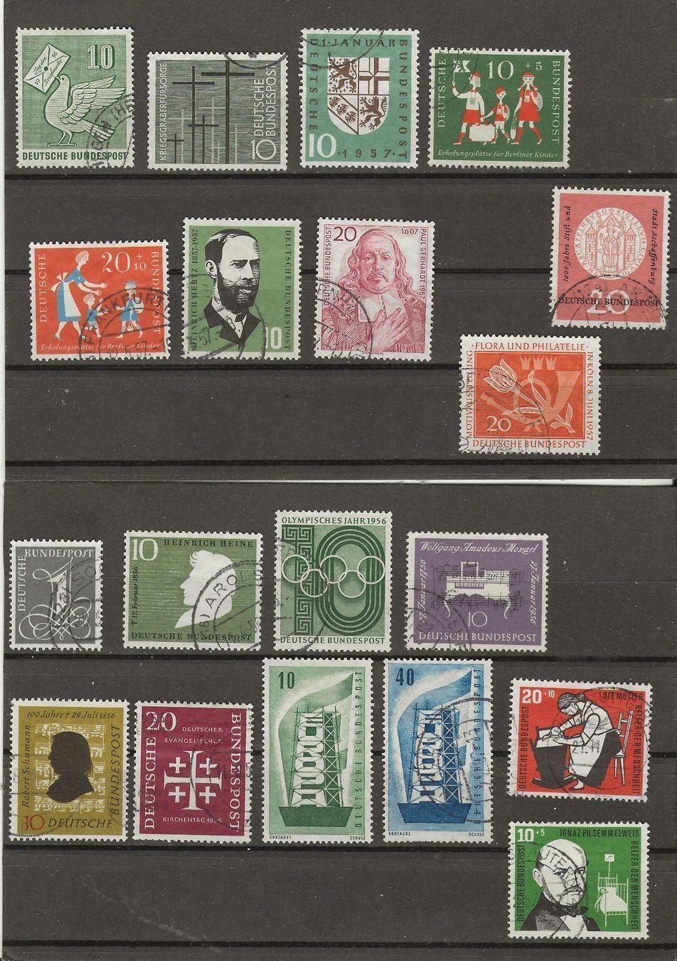 Tutti i francobolli: Lot 1956 57 – Usato da Sion venduto da PierreP01