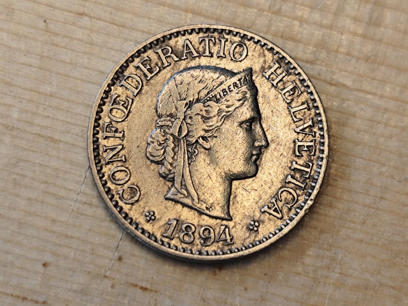 Alle Münzen: ==> 10Rp 1894 ss <== – Gebraucht aus Bern von b.man_is_back