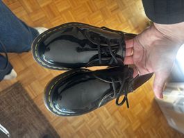 Dr. Martens Lackschuhe, Schwarz, Grösse 38, Top Zustand!