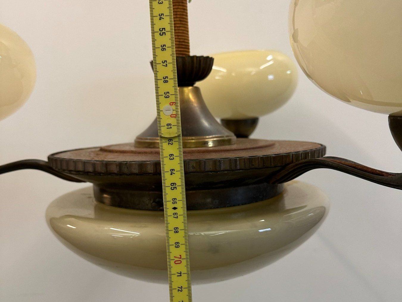 Lampadari & plafoniere: Vintage Hängelampe, Glaslampe Deckenleuchte – Usato da Luzern venduto da Lager6640 5