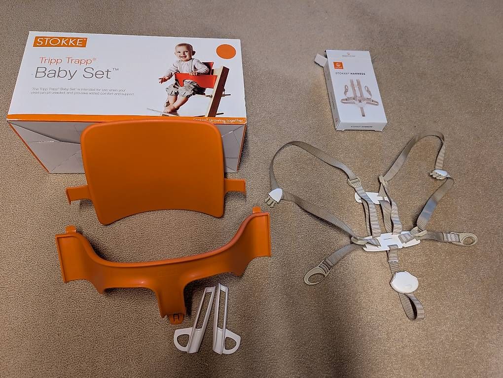 Stokke Seggioloni: Stokke Tripp Trapp Zubehör Set – Nuovo (secondo la descrizione) da St. Gallen venduto da manufuffa