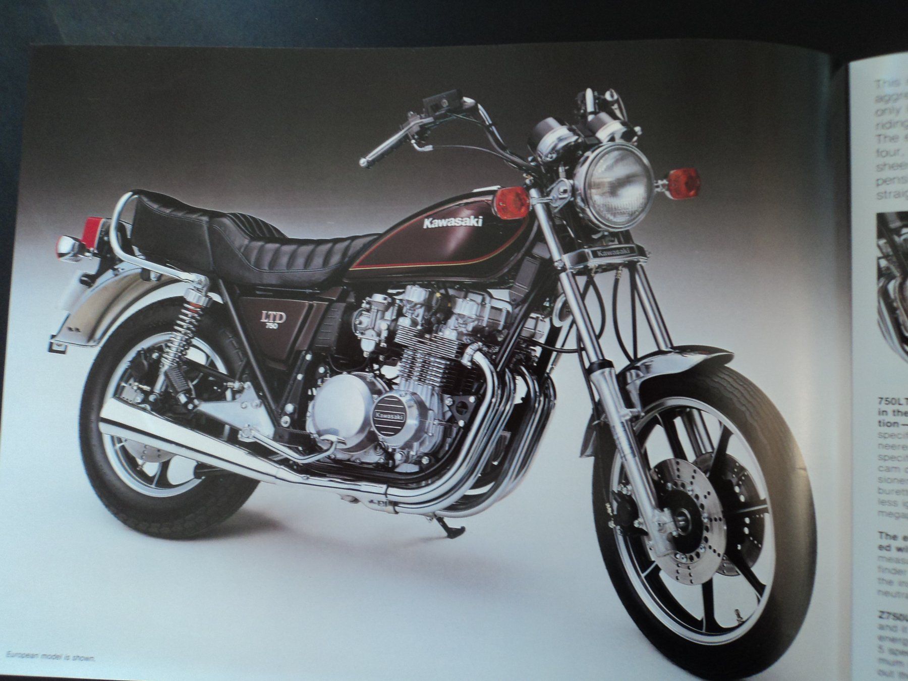 Kawasaki Documenti: Prospekt Kawasaki Z750LTD 1981 – Usato da Schwarzenburg venduto da modelCARama 1