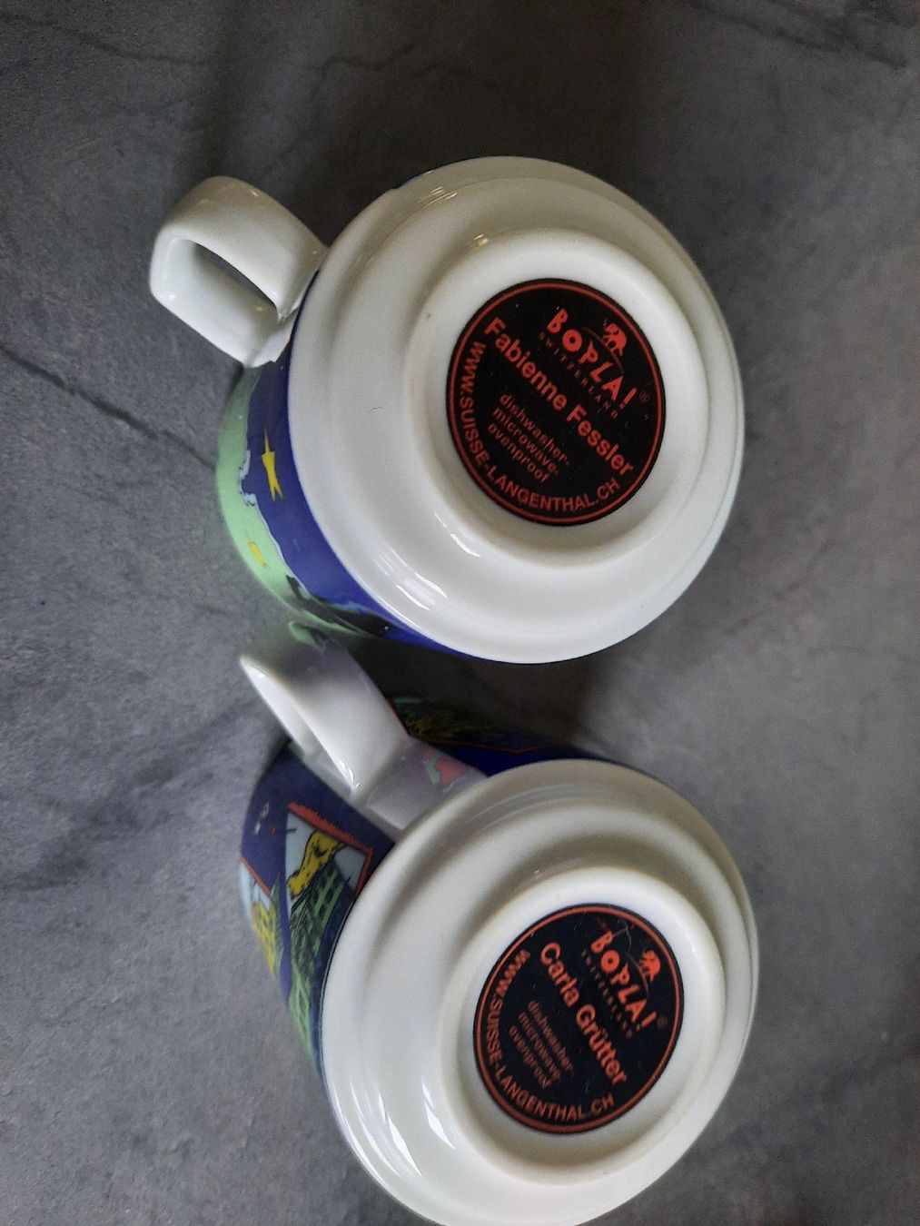 Bopla Tazze: BOPLA, LANGENTHAL. 2 MUGS – Usato da Le Locle venduto da marylise01 2