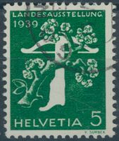 1939 - Landi - Armbrust - deutsch • dt - Abart - gestempelt
