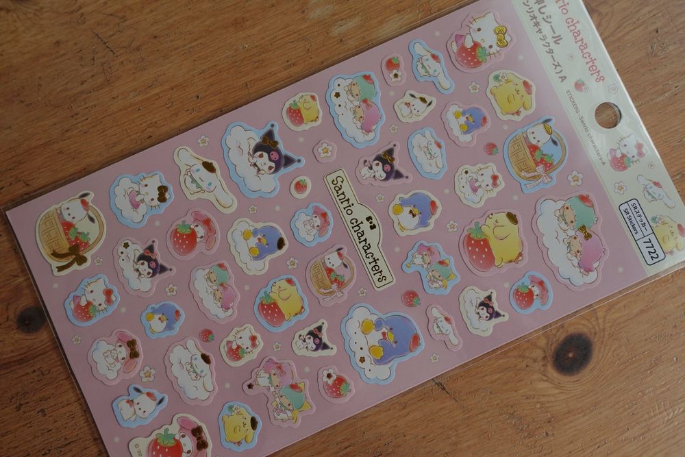 Süsse Sticker - Stickerbogen - Sanrio Characters Mix | Kaufen auf Ricardo