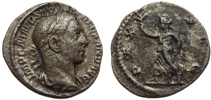 Tutti le monete: SEVERUS ALEXANDER AR Denarius (226 AD) – Usato da La Sarraz venduto da classicworldcoins