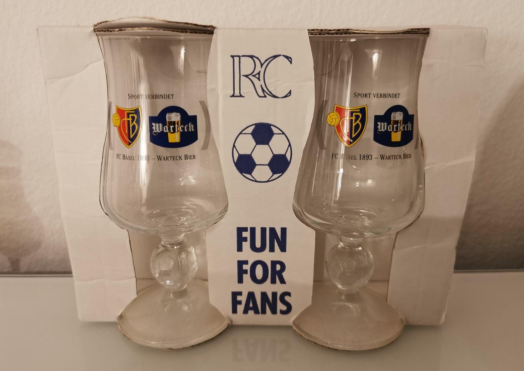Gläser: FC Basel 1893 Biergläser Set 2 Stück NEU – Neu und originalverpackt aus Emmenbrücke von Herzog07 6