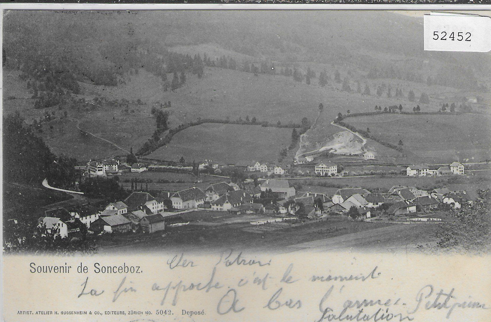 Ansichtskarten: Souvenir de Sonceboz – Gebraucht aus Ettingen von Kartenplanet