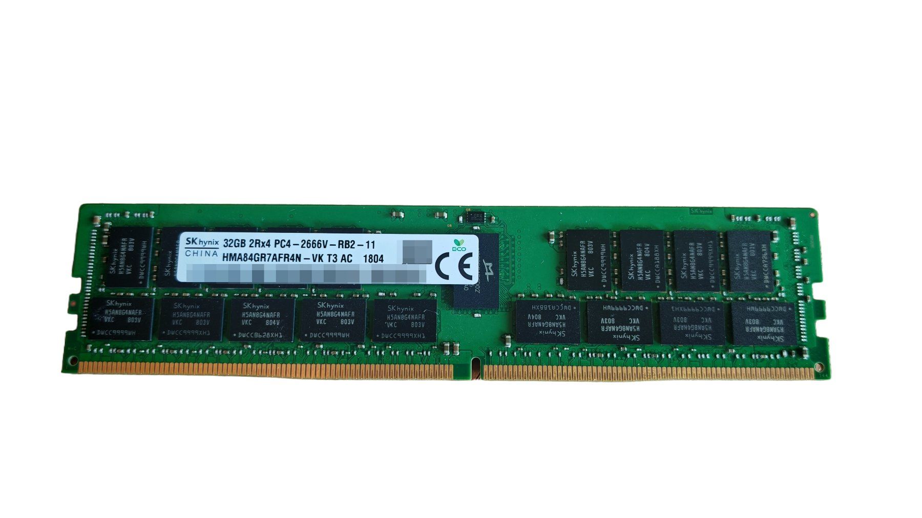Hewlett Packard Memoria / RAM: HPE RAM 32GB 2Rx4 PC4-2666V-RB2-11 ECC – Usato da Winterthur venduto da charly1737906