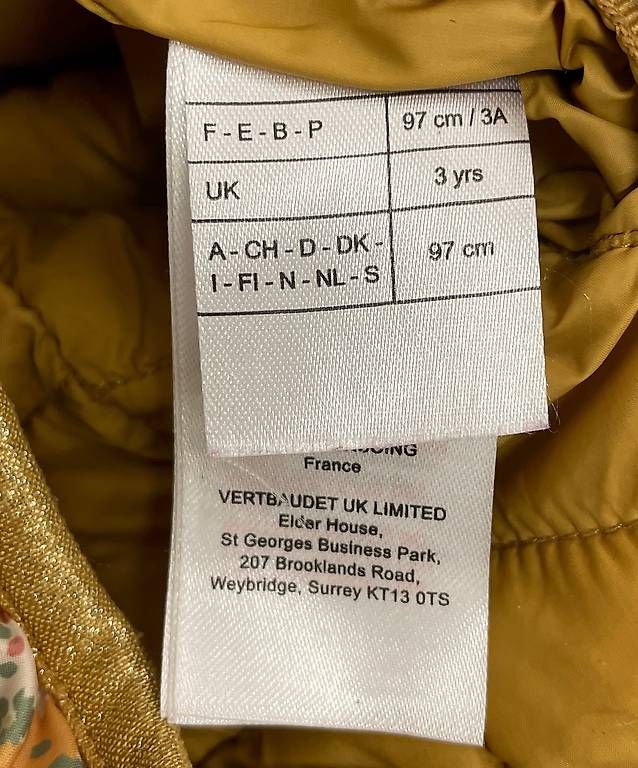 Vertbaudet Giacche & Cappotti: Kinder Übergangsjacke von Verbaudet 92/98 – Usato da St. Gallenkappel venduto da Comet05 3