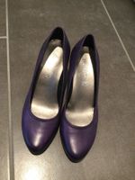 Pumps Damen 38 dunkel lila von  Bonita Leder NEU
