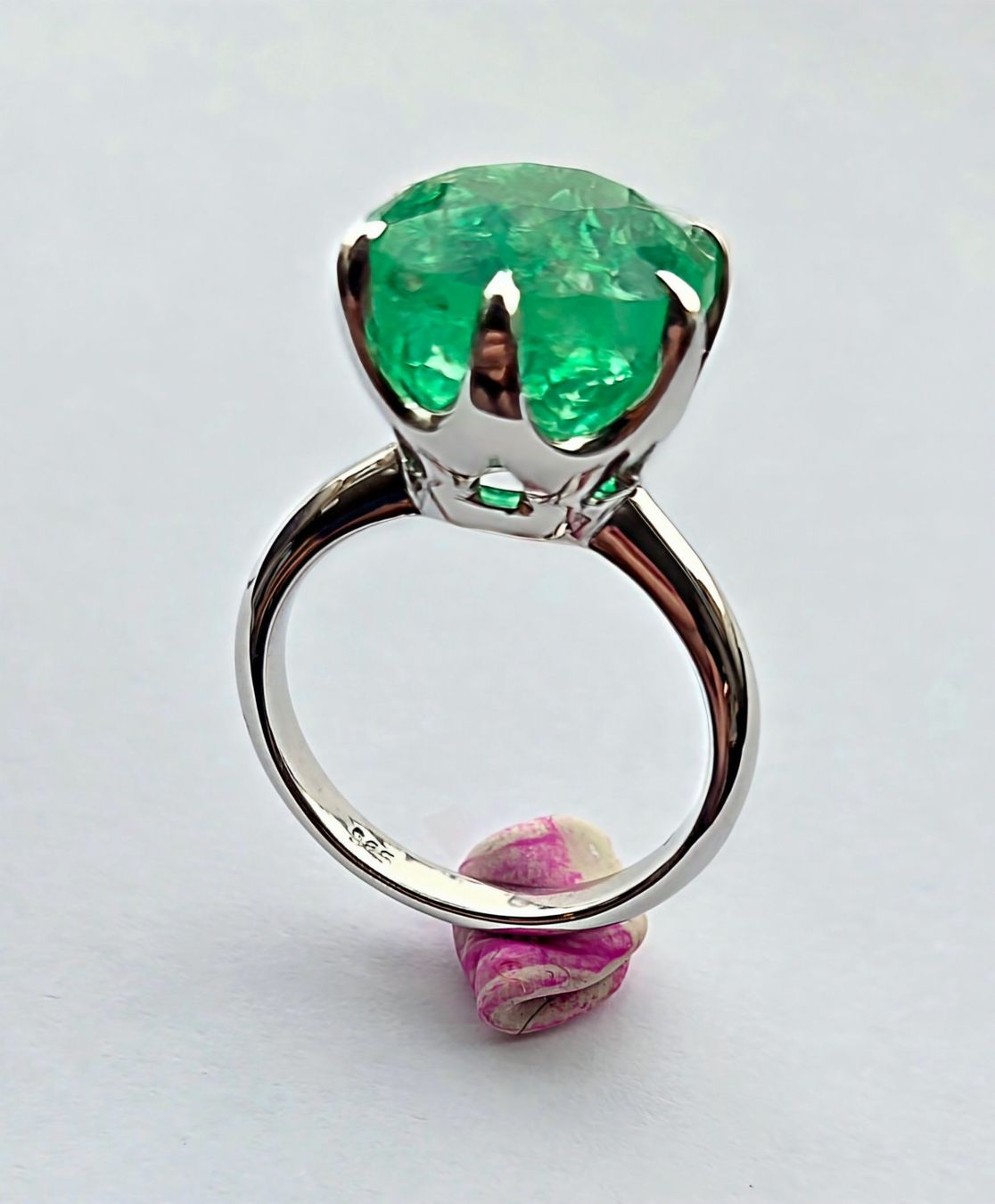 Ringe: Smaragd Solitaire Fingerring – Neu (gemäss Beschreibung) aus Zürich von Benedikt21