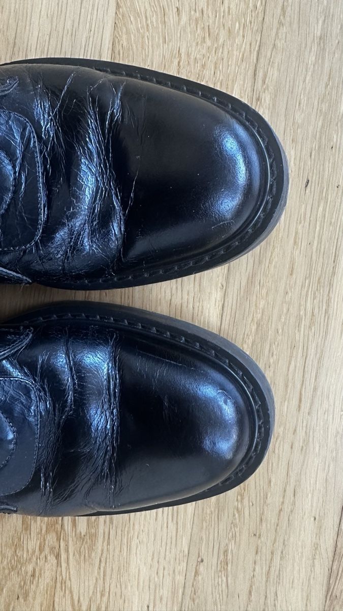 Saint Laurent Scarpe da donna: Saint Laurent Black Leather Boots Size 40,5 – Usato da Luzern venduto da ida_hv2y 6