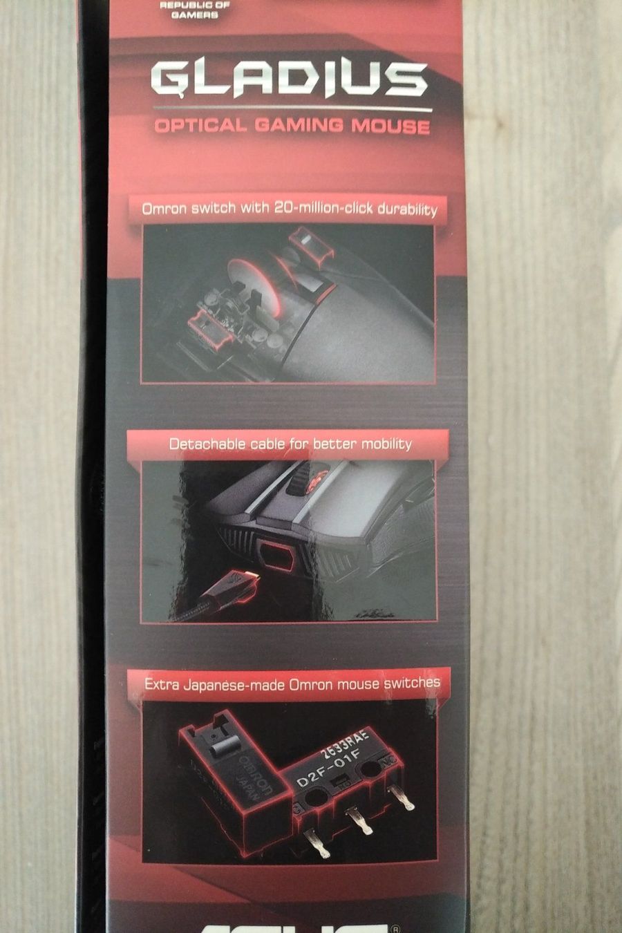 Asus Mouse: ASUS Gladius Gaming Mouse – Usato da Biel/Bienne venduto da Eric070 3