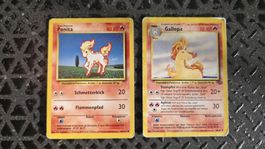 Ponita & Gallopa Pokemon Karten (1999)