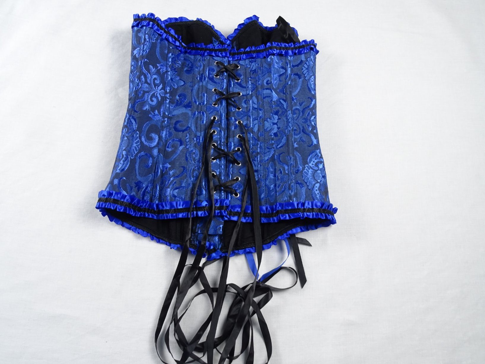 Altra biancheria intima: Blaues Korsett mit Muster – Overbust – Usato da Solothurn venduto da hli_n69n 4