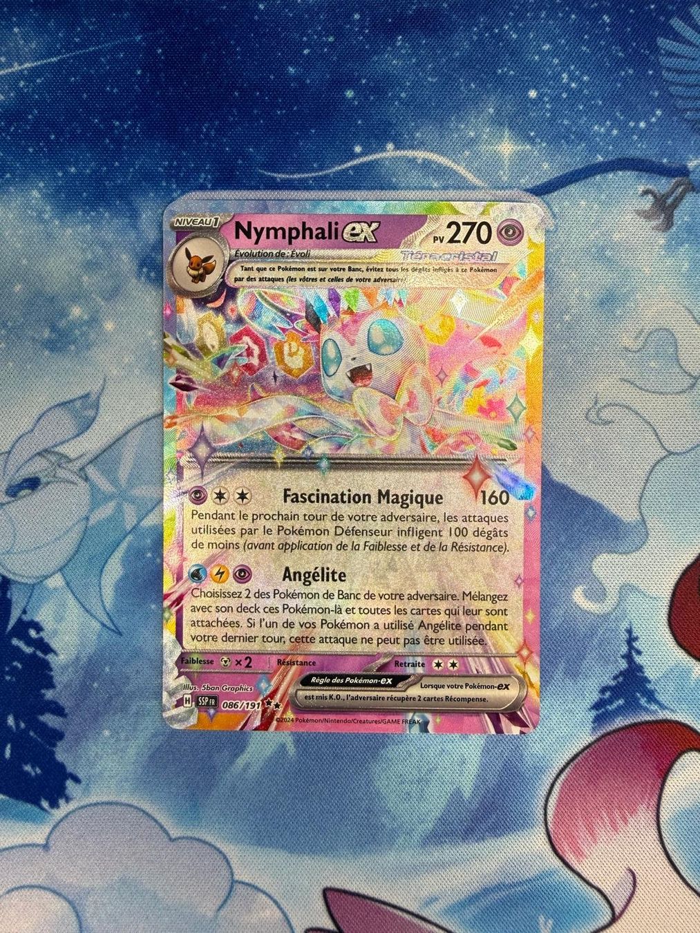 Pokémon Carte collezionabili: Nymphali EX - SSP 086 FR – Nuovo (secondo la descrizione) da Courgenay venduto da ScamBoxOff