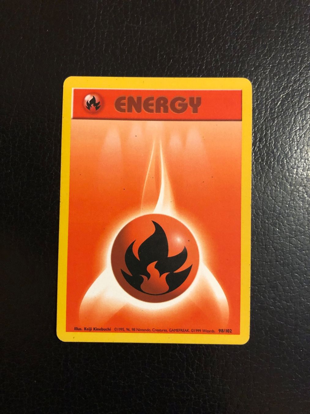 Pokémon Sammelbilder & Trading cards: Base Set Fire Energy 98/102 Ab 1 – Gebraucht aus Paradiso von