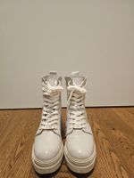 Tommy Hilfiger Leder Boots – Creme/Elfenbein – Grösse 38