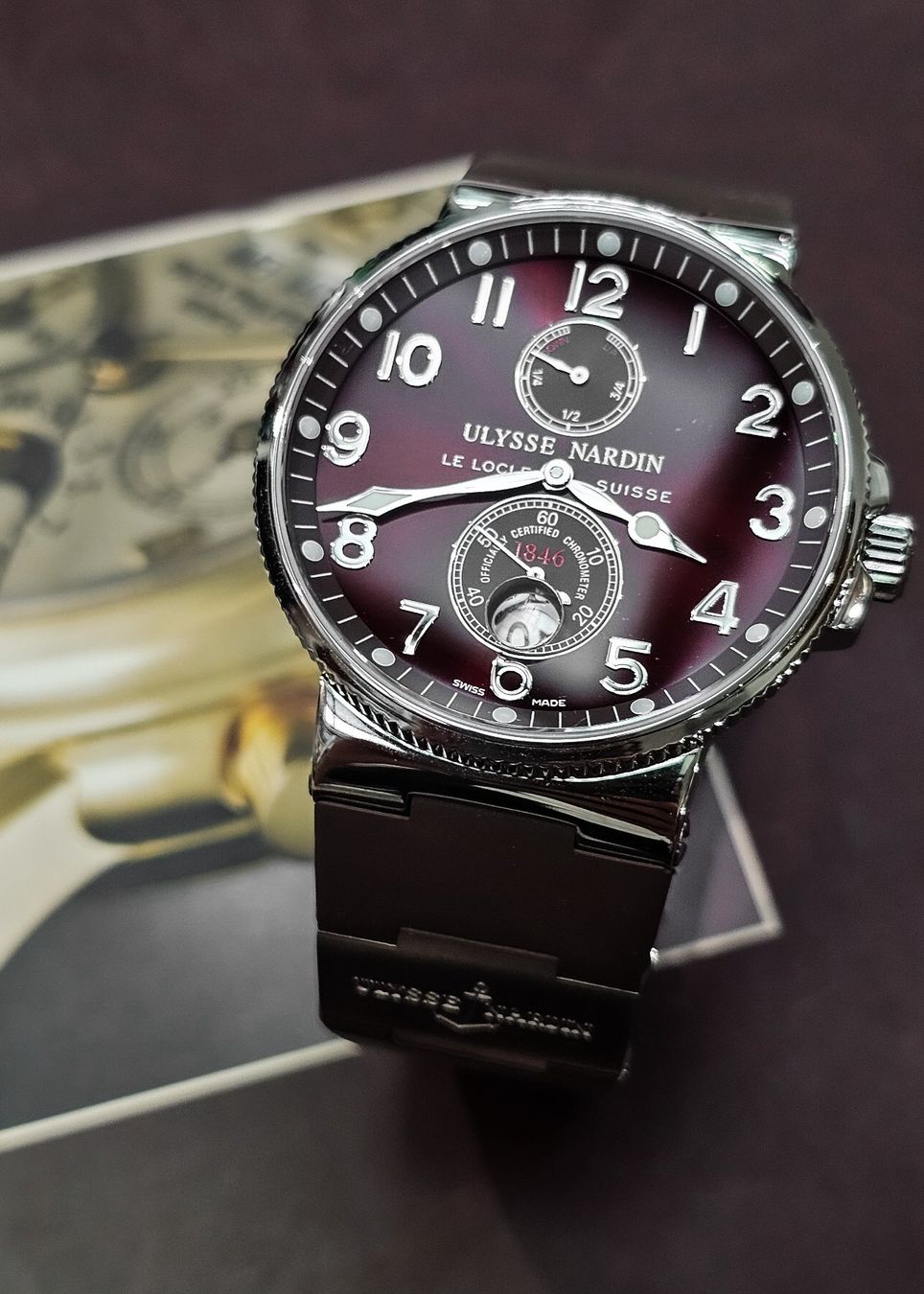 Ulysse Nardin Uhren: Ulysse Nardin Maxi Marine Chronometer, REF 263-66 + Box – Gebraucht aus Lugano von R.Riccardo 2